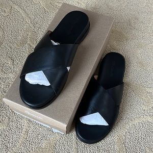 Madewell Black Slide Sandals Minimalist Design